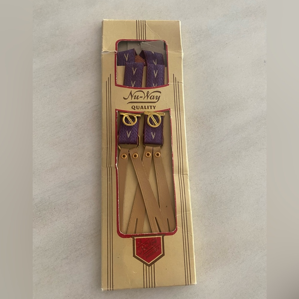 Vintage Nu-Way Suspenders